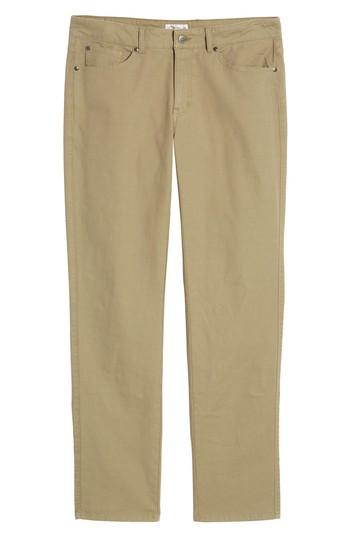 Men's Peter Millar Crown Vintage Canvas Five-pocket Pants - Green