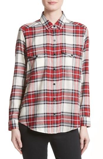 Women's The Kooples Plaid Flannel Shirt