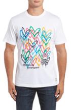 Men's Psycho Bunny Goldcrown Graphic T-shirt (l) - White