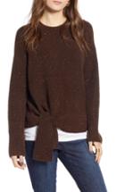 Women's Halogen Chenille Cardigan, Size - Black