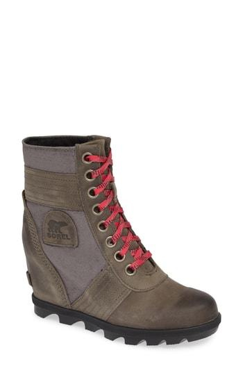 Women's Sorel Lexie Wedge Boot M - Grey