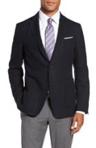 Men's Boss Jeen Trim Fit Wool Blend Sport Coat R - Blue