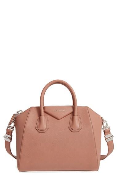 Givenchy 'small Antigona' Leather Satchel - Pink