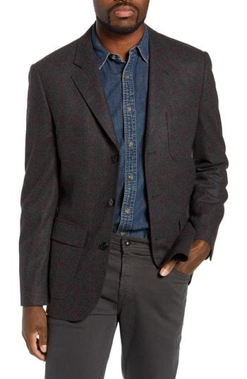 Men's J.crew Ludlow Trim Fit Windowpane Suit Jacket - Grey