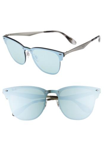 Women's Ray-ban 52mm Mirrored Sunglasses - Silver