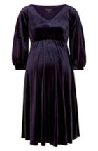 Women's Tiffany Rose Roxie Velvet Maternity Dress - Blue