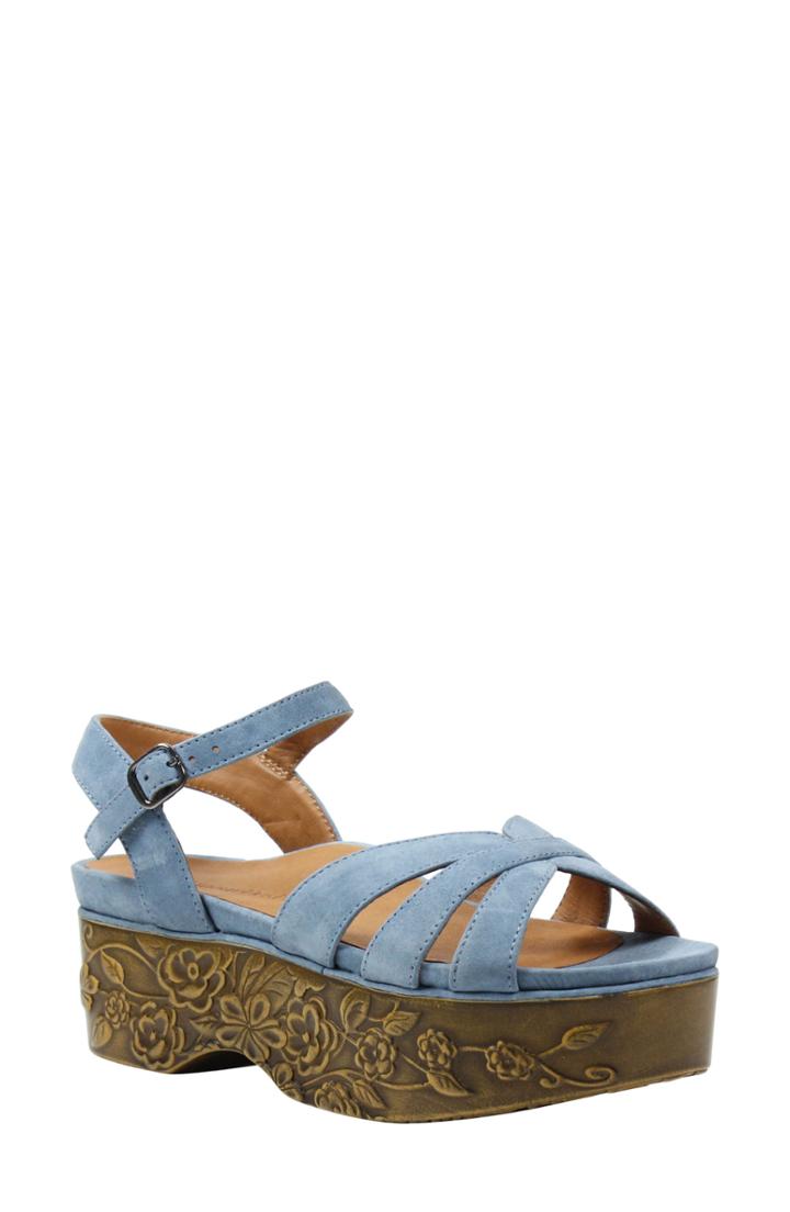 Women's L'amour Des Pieds Gillon Sandal .5 M - Blue