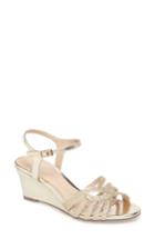 Women's Pink Paradox London Karianne Wedge Sandal M - Metallic