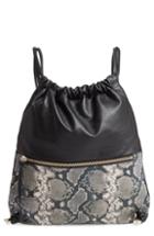 Vince Camuto Kira Leather Backpack - Black