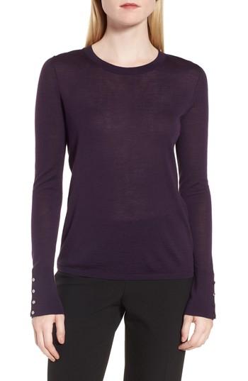 Women's Boss Frankie Button Cuff Pullover