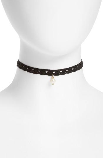 Women's Canvas Jewelry Imitation Pearl Choker