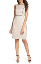 Women's Vince Camuto Piped Lace Sheath Dress - Beige