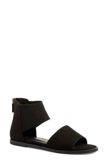 Women's Eileen Fisher Sign Sandal M - Black
