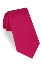 Men's Ted Baker London Solid Silk Tie, Size - Pink