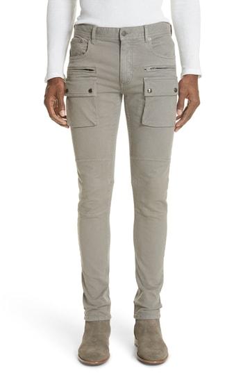 Men's Belstaff Polmont Cargo Denim Jeans - Grey