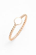 Women's Bony Levy 14k Gold Circle Ring (nordstrom Exclusive)