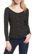 Women's Amour Vert Isadora Ribbed Top - Black