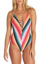 Women's Billabong Color Spell One-piece Swimsuit - Red