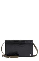 Women's Rag & Bone Croc-embossed Leather Crossbody Wallet -