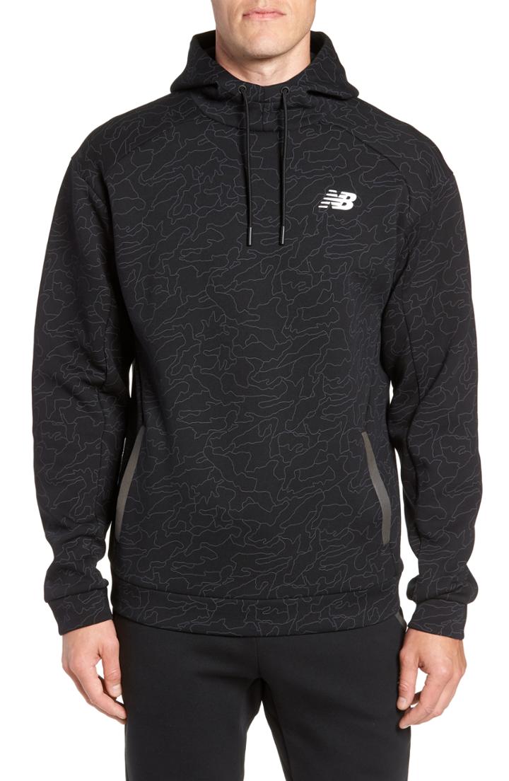 Men's New Balance 247 Sport Hoodie, Size - Black
