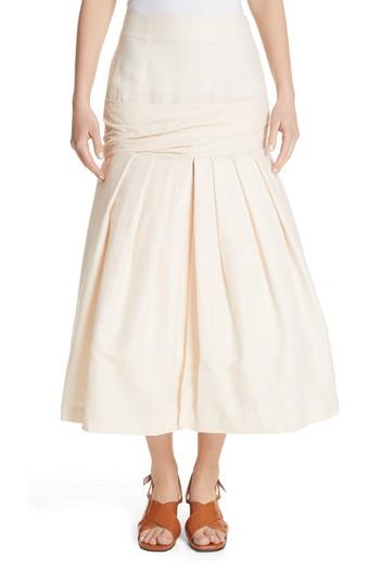 Women's Jacquemus La Jupe Mamao Skirt Us / 36 Fr - Beige