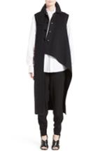 Women's Marni Wool, Alpaca & Cashmere Asymmetrical Vest Us / 42 It - Black