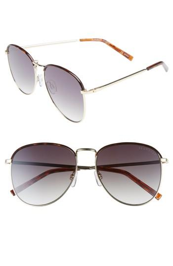 Women's Seafolly Clovelly 56mm Metal Sunglasses - Dark Tort