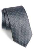 Men's David Donahue Geometric Silk X-long Tie