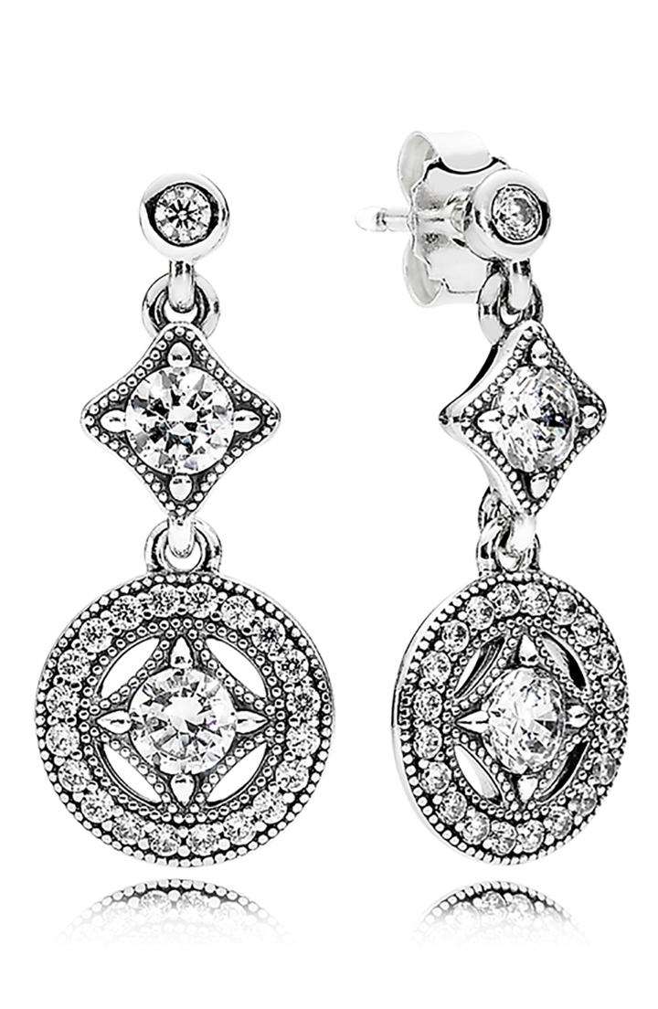 Women's Pandora Vintage Allure Drop Earrings