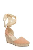 Women's Topshop Williams Wraparound Espadrille Wedge .5us / 36eu - Coral