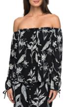 Women's Roxy Print Off The Shoulder Neckline