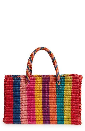 Pitusa Pinata Straw Bag - Red