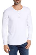 Men's Stone Rose Stretch Modal Henley, Size - White
