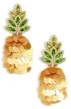 Women's Kate Spade New York By The Pool Pineapple Drop Earrings