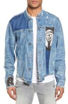Men's Hudson Jeans Blaine Crop Denim Jacket - Blue