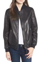 Women's Mackage Leather Bomber Jacket