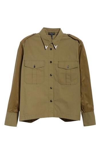 Women's Rag & Bone Pearson Shirt - Green