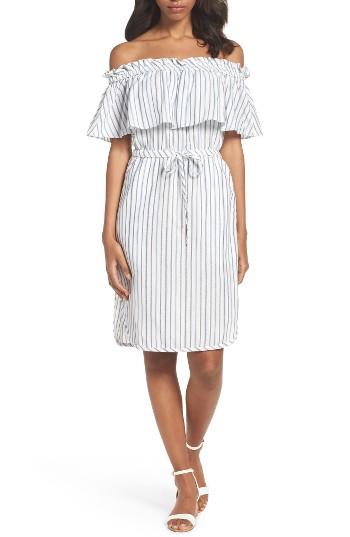 Women's Bcbgmaxazria Alexis Off The Shoulder Dress