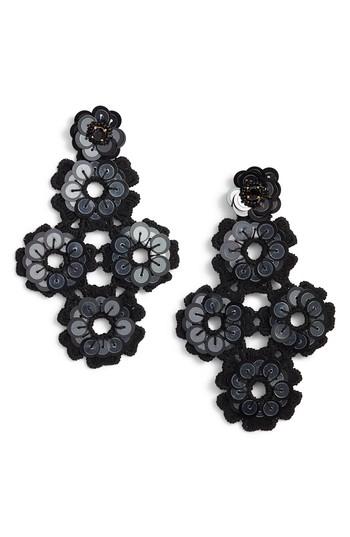 Women's Kate Spade New York Posy Grove Sequin Statement Earrings