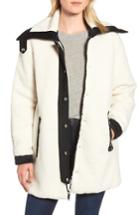 Women's Sam Edelman Berber Reversible Coat - Ivory