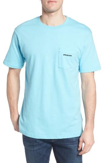 Men's Patagonia P-6 Logo Graphic T-shirt - Blue