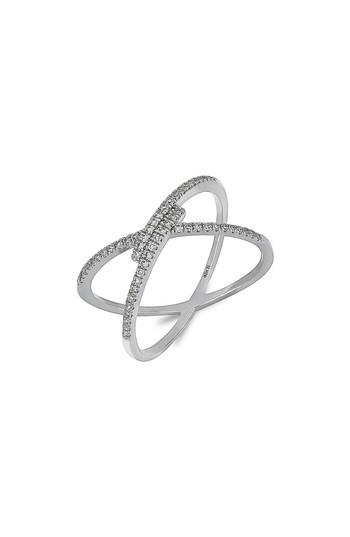 Women's Carriere Crossover Diamond Ring (nordstrom Exclusive)