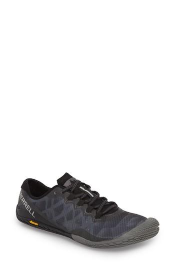 Women's Merrell Vapor Glove 3 Trail Running Shoe M - Black