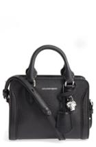 Alexander Mcqueen Mini Padlock Calfskin Leather Duffel Bag -