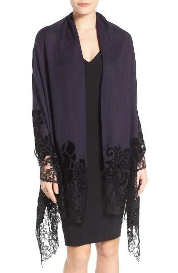 Women's Janavi Lace Cashmere Shawl