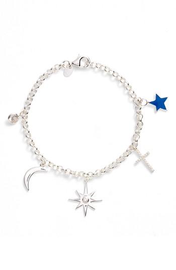Women's Argento Vivo North Star Charm Bracelet