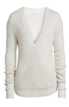 Women's Cupcakes And Cashmere Sternberg V-neck Sweater, Size - Grey