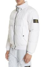 Men's Stone Island Down Jacket - White