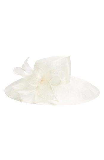 Women's Nordstrom Asymmetrical Sinamay Derby Hat -