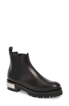 Women's Alexander Mcqueen Metal Heel Slip-on Boot Us / 37eu - Black